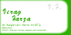 virag harza business card